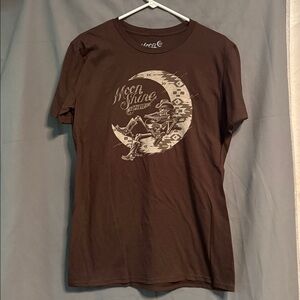 Moonshine Spirit Men's ShortSleeve Brown Graphic Tee